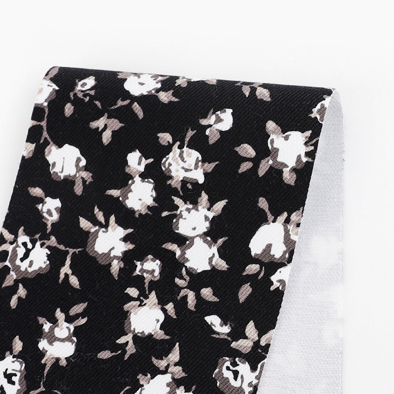10oz White Rose Denim - Black