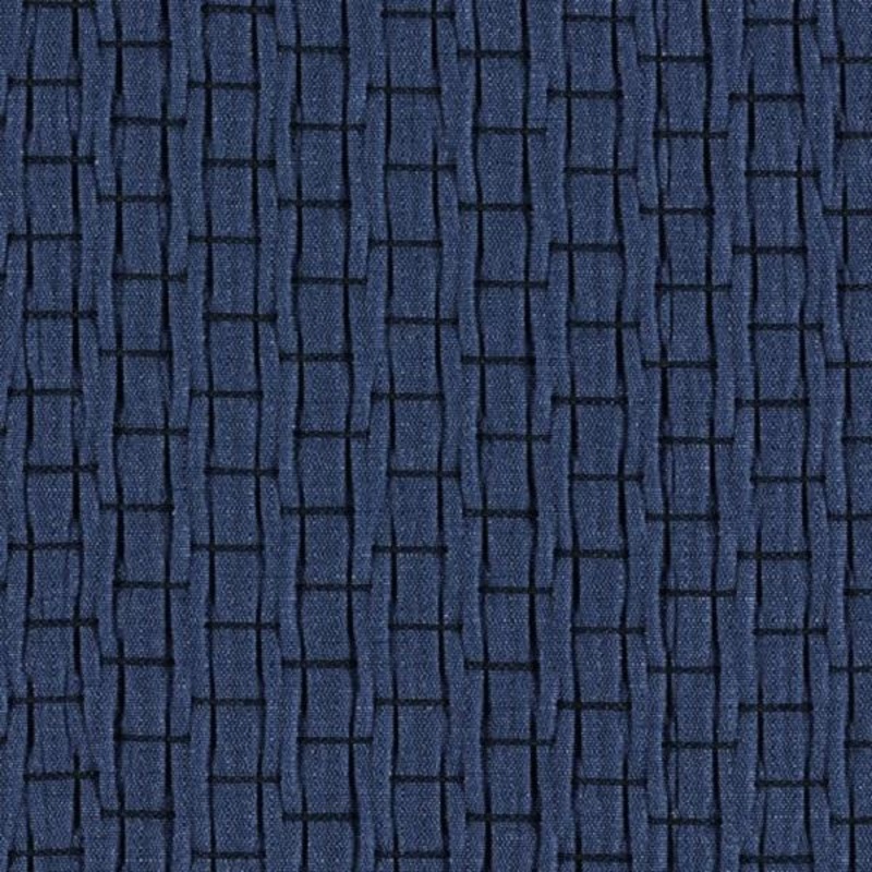 Remnant of Designtex Tack Cloth Mariner Blue Upholstery Fabric