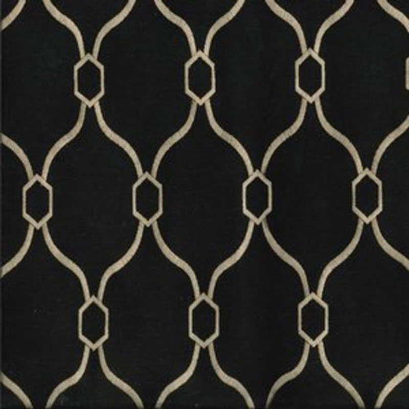 Remnant of Norbar Valmont Ebony Black Upholstery Fabric