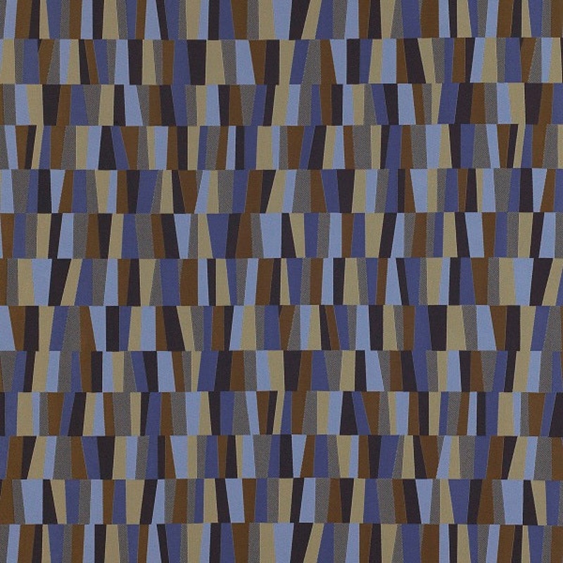 Remnant of Sina Pearson Layers Sapphire Upholstery Fabric