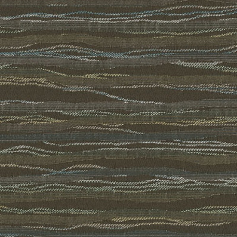 Bernhardt Live Wire Birch Wavy Stripes Green Upholstery Fabric