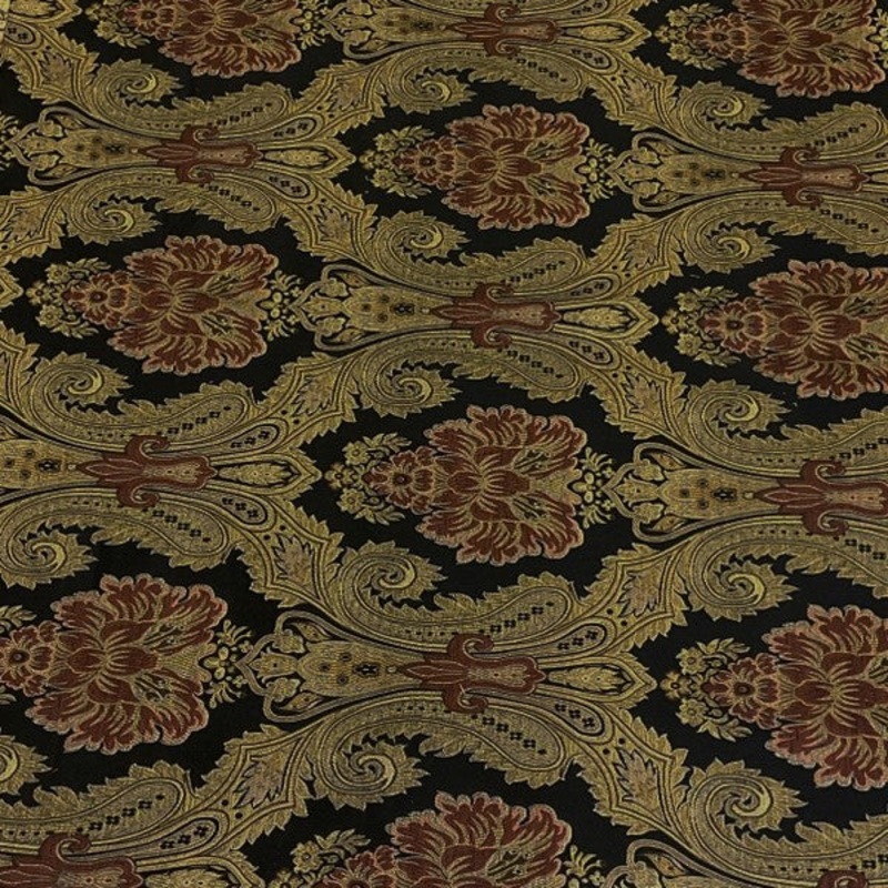 Burch Fabrics Aretha Ebony Upholstery Fabric