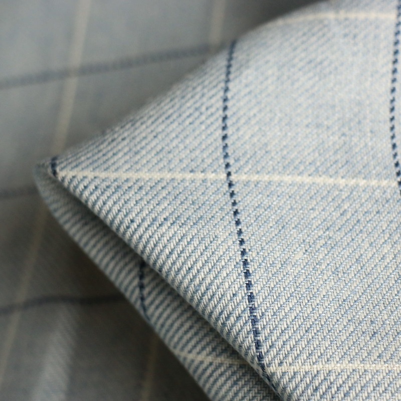 Como Sky Check Linen