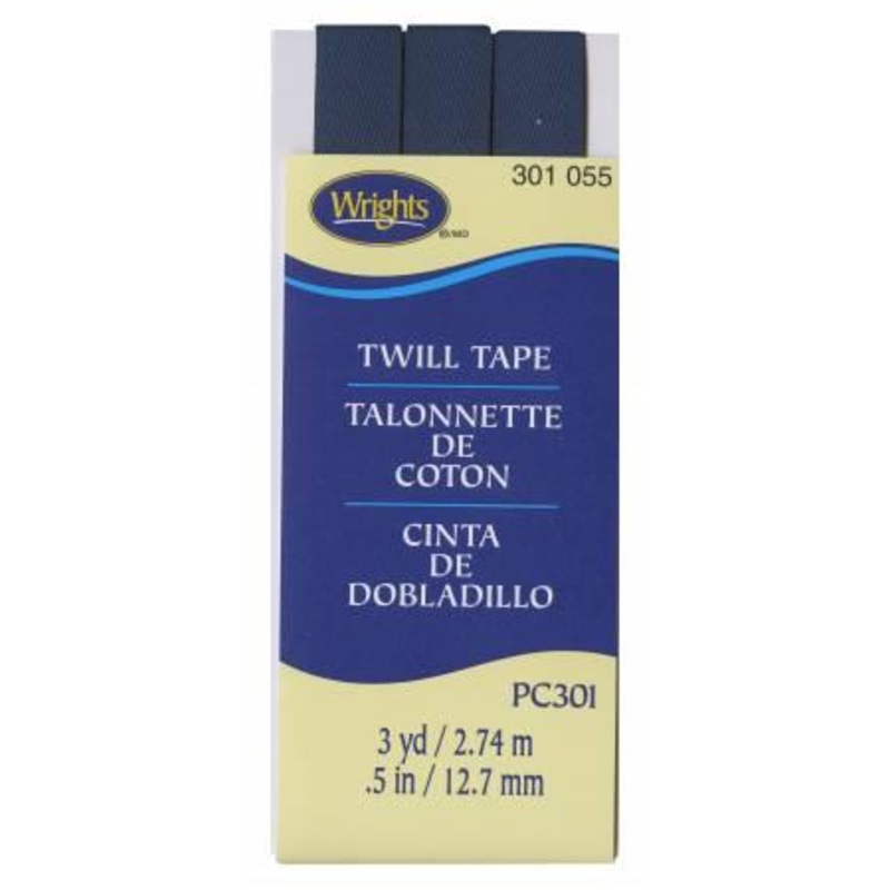 1/2IN Twill Tape 3yd Navy - 117301055