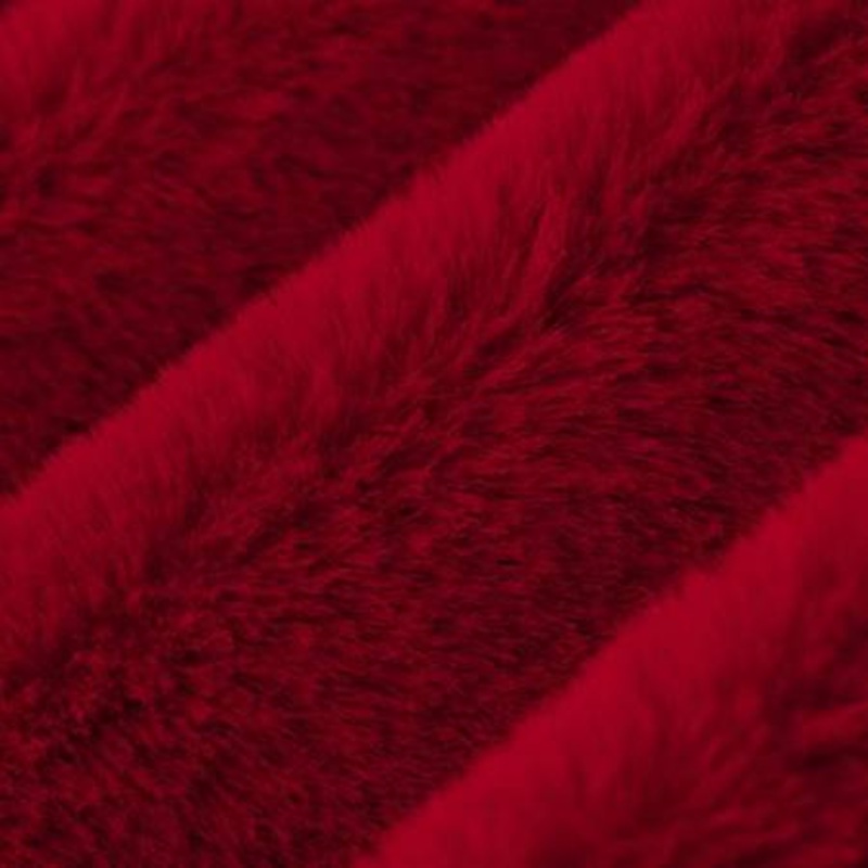 60" Wide Luxe Cuddle Seal Cardinal