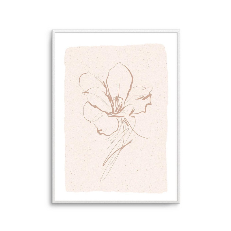 Abstract Botanical | Lily Art Print