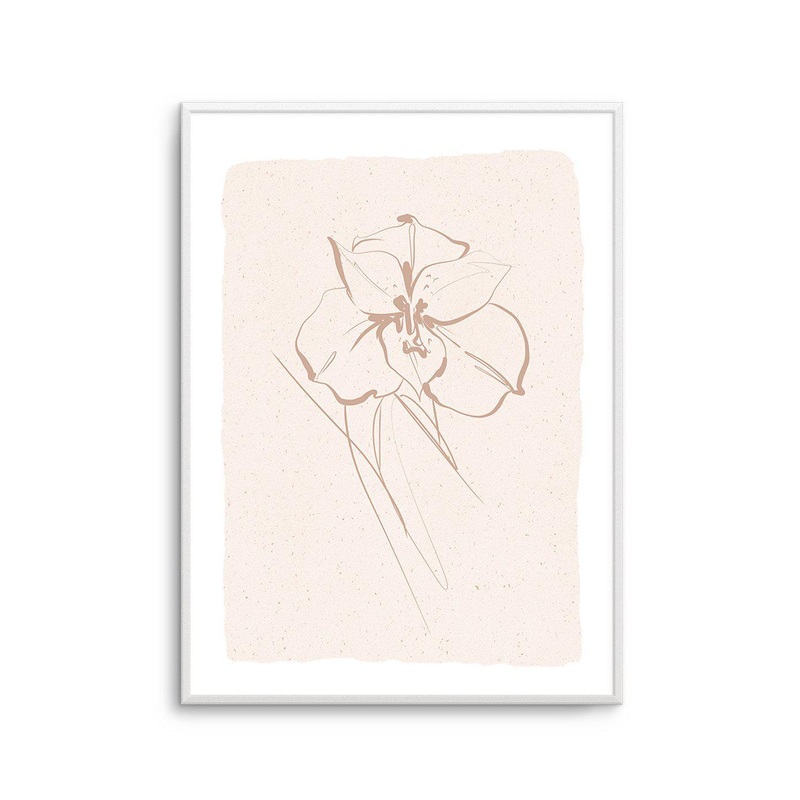 Abstract Botanical | Orchid Art Print