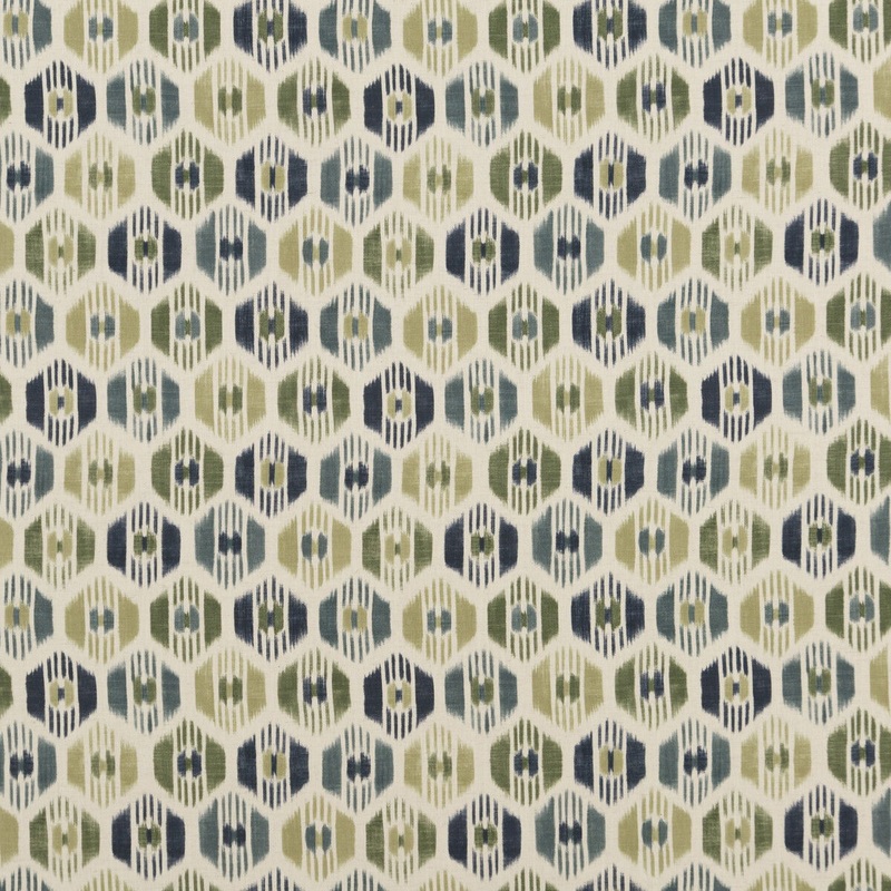 Baker Lifestyle Caribana Peacock Fabric
