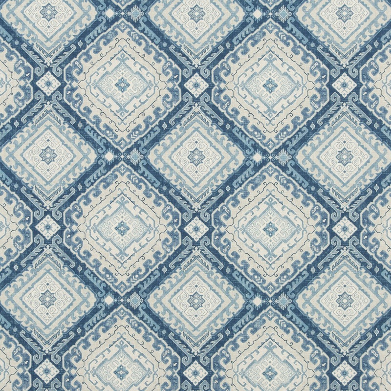 Baker Lifestyle Rozel Indigo Fabric