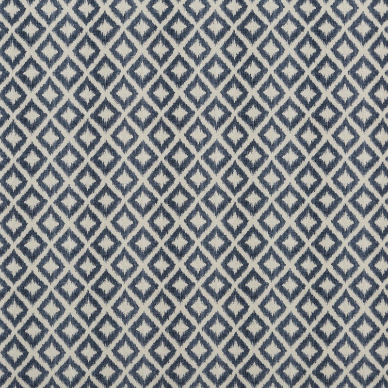 Baker Lifestyle Salsa Diamond Indigo Fabric