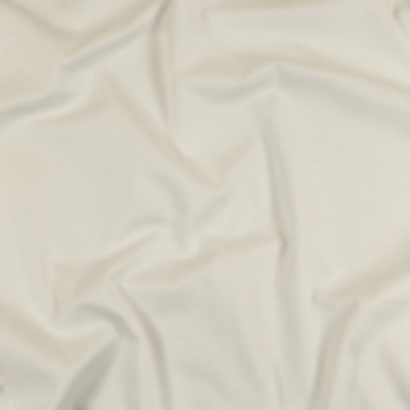 White Stretch Cotton Twill