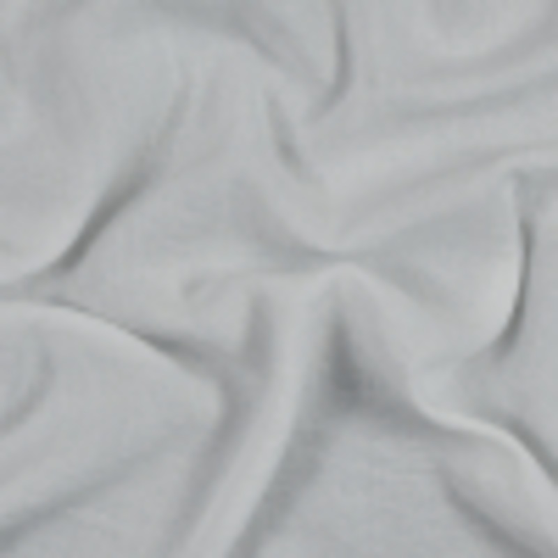 White Wrinkled Cotton and Polyester Blend
