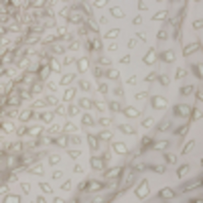 3D Puffy Glitter Tulle - Caramel and White Geometric Gradient