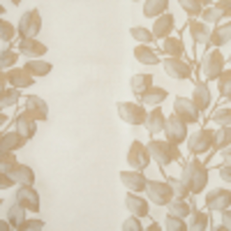 Beige Columns of Leaves Brocade