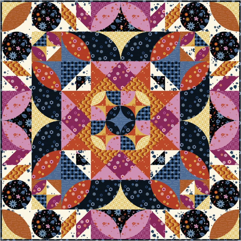 Birdie by Libs Elliot : Bloem Quilt Kit