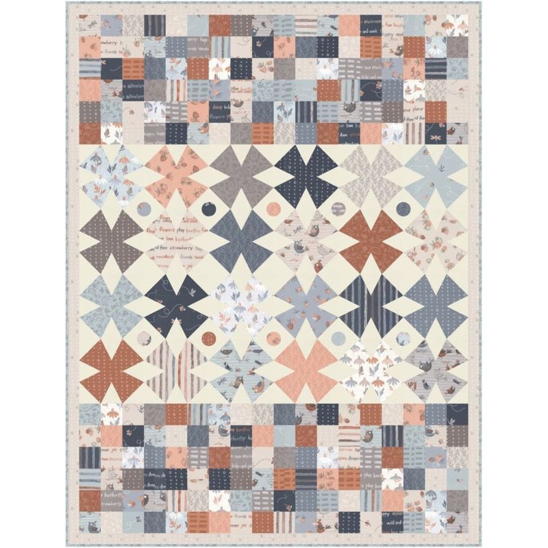 Chirp by Elana Amo - Gentle Kisses Quilt Kit