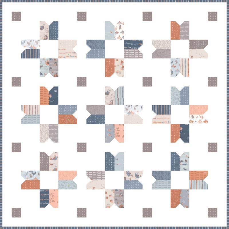 Chirp by Elana Amo - Judson Quilt Kit