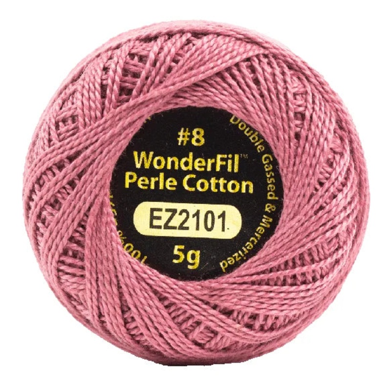 Eleganza Perle Cotton #8 - Alison Glass - EL5G-2101  Auburn