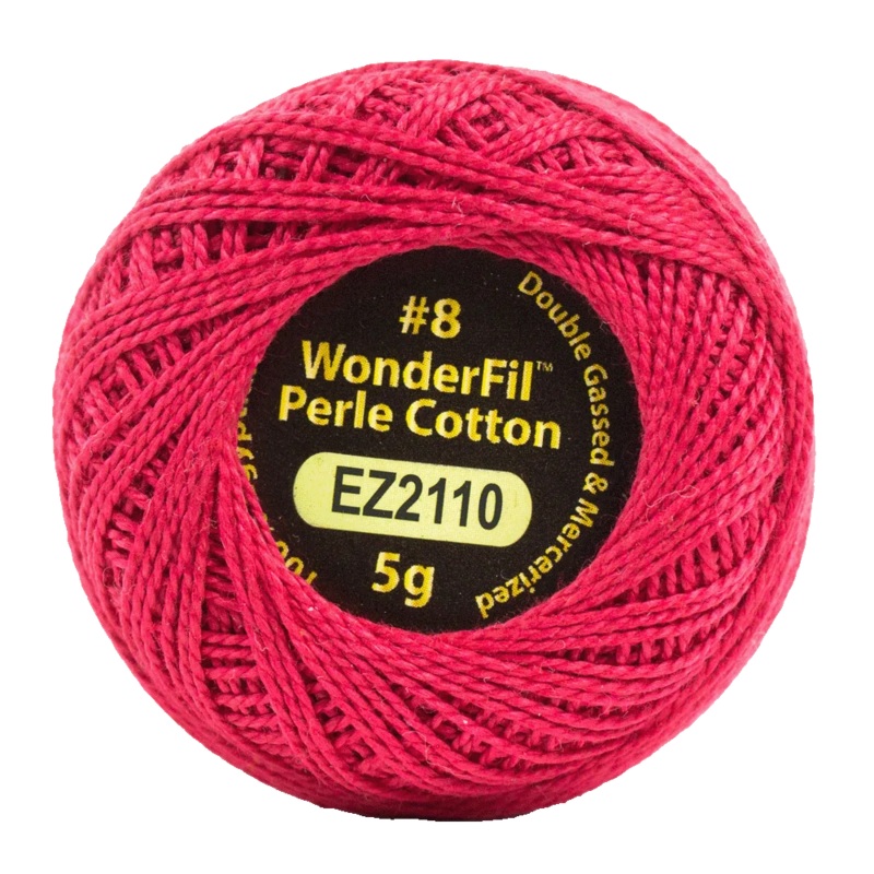 Eleganza Perle Cotton #8 - Alison Glass - EL5G-2110  Ruby