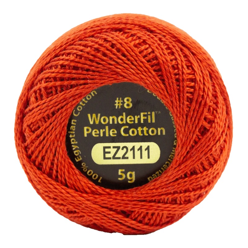 Eleganza Perle Cotton #8 - Alison Glass - EL5G-2111  Rocket