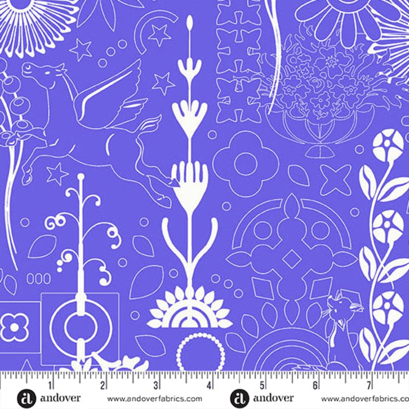 Sun Print 2025 by Alison Glass - Hydrangea Cameo A-1319-P