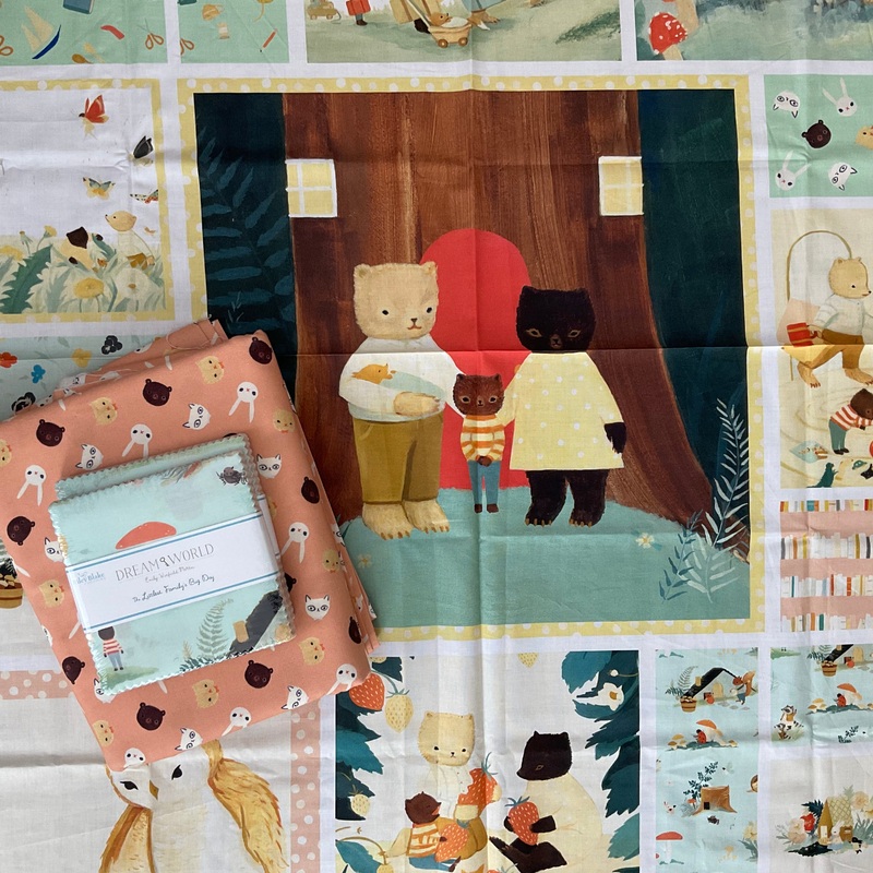 The Littlest Familys Big Day by Emily Winfield Martin : Quilt Kit Bundle w/ Backing included