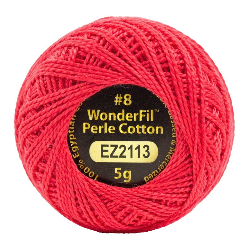 Eleganza Perle Cotton #8 - Alison Glass - EL5G-2113  Marmalade