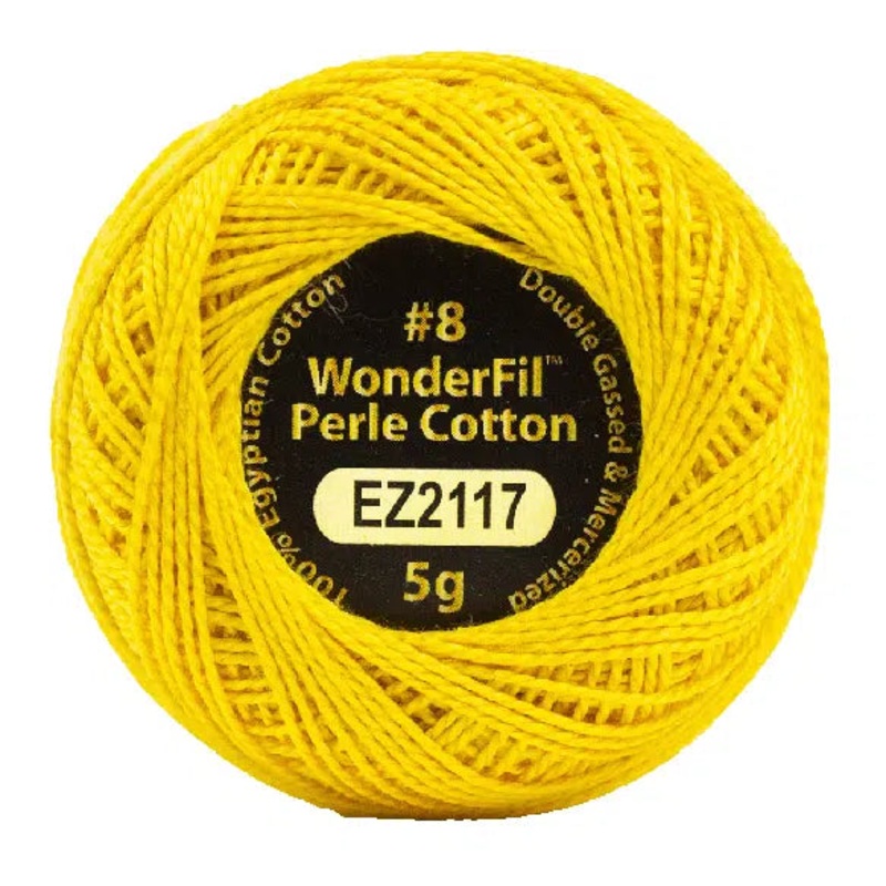 Eleganza Perle Cotton #8 - Alison Glass - EL5G-2117  Sunshine