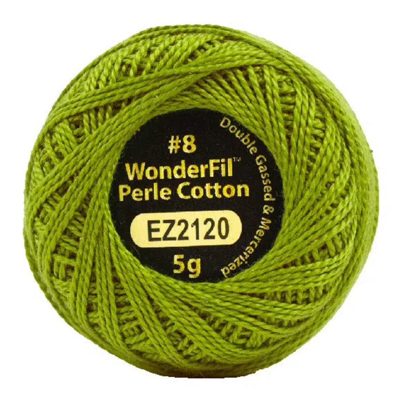 Eleganza Perle Cotton #8 - Alison Glass - EL5G-2120  Olive