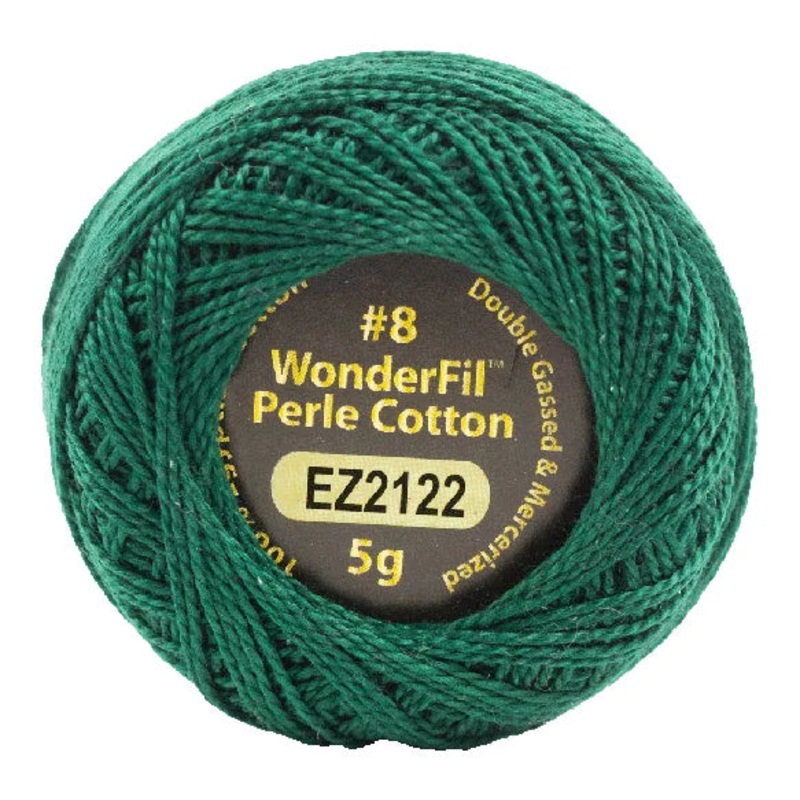 Eleganza Perle Cotton #8 - Alison Glass - EL5G-2122  Peacock