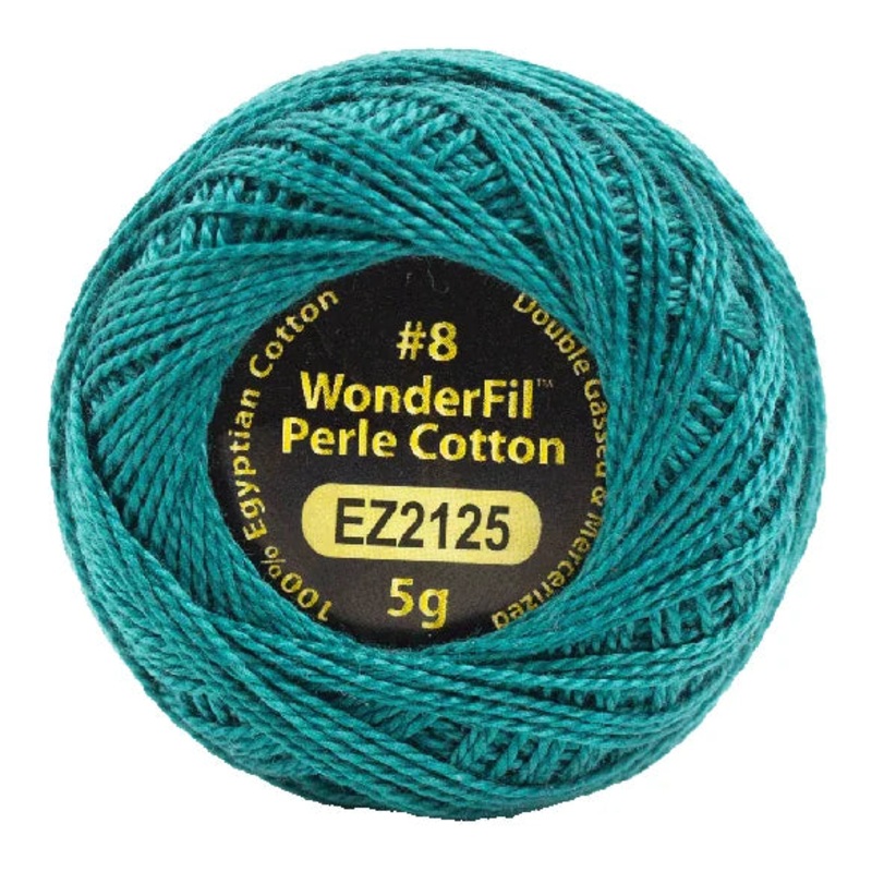 Eleganza Perle Cotton #8 - Alison Glass - EL5G-2125  Grasshopper