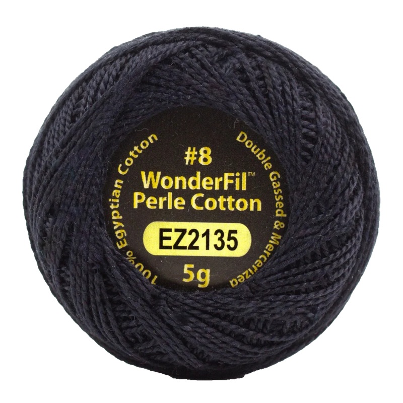 Eleganza Perle Cotton #8 - Alison Glass - EL5G-2135  Raven