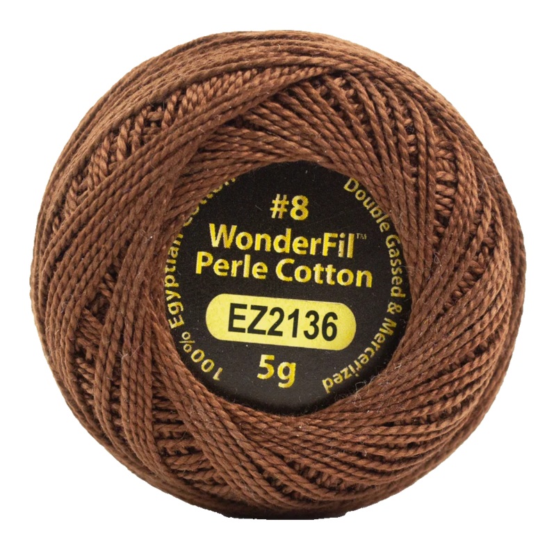 Eleganza Perle Cotton #8 - Alison Glass - EL5G-2136  Pecan