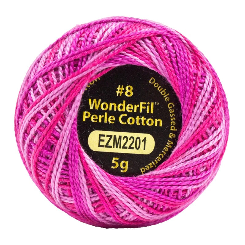 Eleganza Perle Cotton #8 - Alison Glass - EL5GM-2201  Tyrian