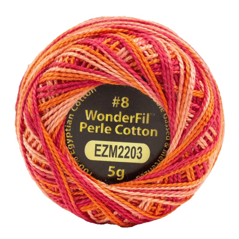 Eleganza Perle Cotton #8 - Alison Glass - EL5GM-2203  Electric