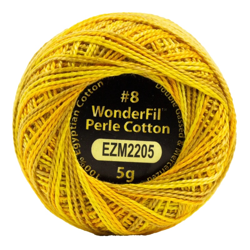 Eleganza Perle Cotton #8 - Alison Glass - EL5GM-2205  Marigold