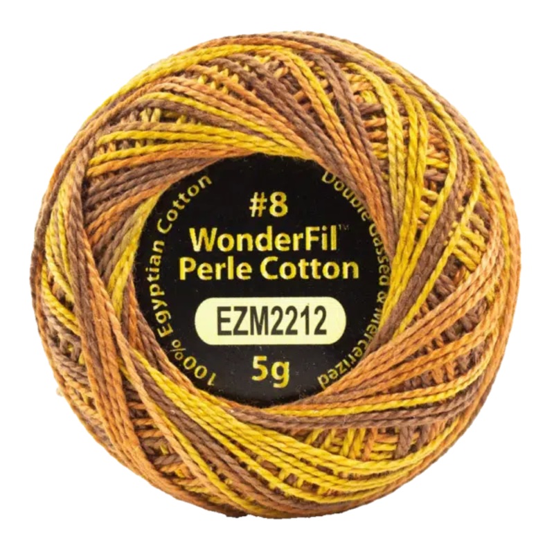 Eleganza Perle Cotton #8 - Alison Glass - EL5GM-2212  Tawny