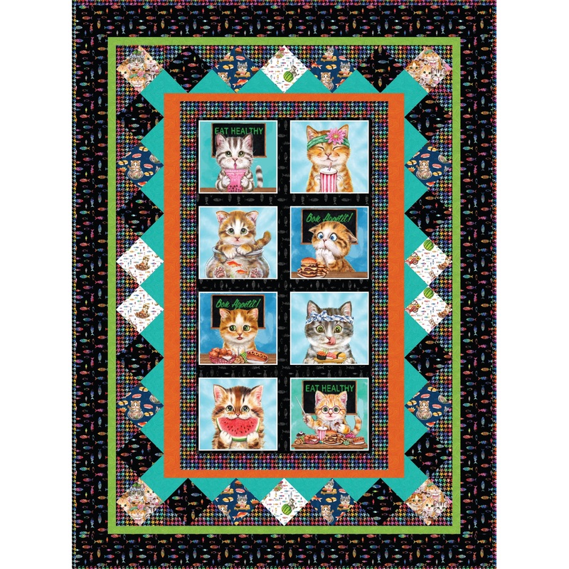 Instagram Famous by Kayomi Harai : Meowy Famous Quilt Kit