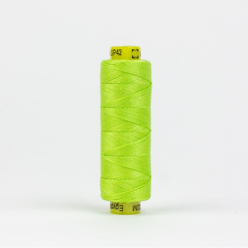 Spagetti 12wt Egyptian Cotton Thread - 109yd Spool - Light Spring Green SP-42