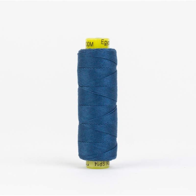Spagetti 12wt Egyptian Cotton Thread - 109yd Spool - Stormy Blue SP-14