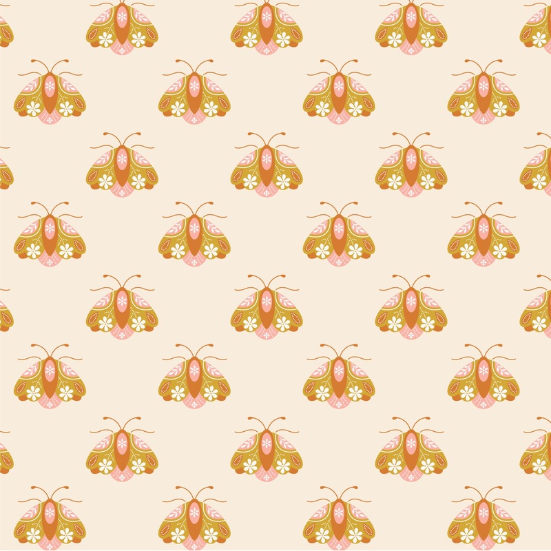 Vintage Charm by Dots & Glory : Little Moth Ivory 227681