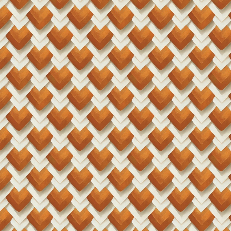 Bali Dreams by Penn Gray Design: Diamonds Orange 227837