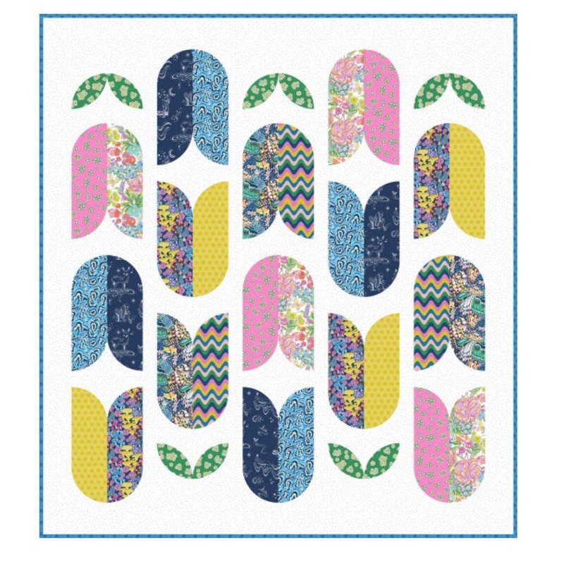 Copihue Quilt Kit : Magic Garden by Josephine Kimberling