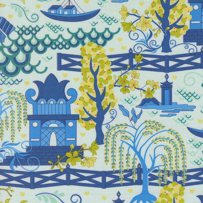 Legendary Love by Sarah Thomas of Sariditty : Pagoda Aqua 45050 14