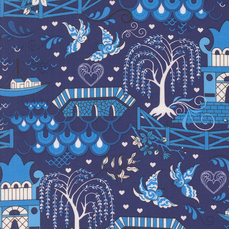 Legendary Love by Sarah Thomas of Sariditty : Pagoda Navy 45050 12