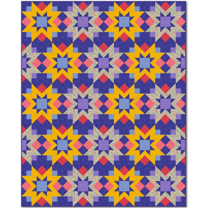 Night Stars Quilt featuring Celeste by Sally Kelly