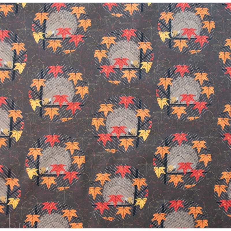 Charley Harper Harvest Vol. 3  Squirrel in a Squall Poplin CH-415