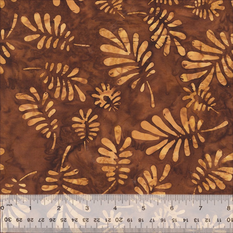 Splendor Quiltessentials 7 Batiks by Anthology Fabrics :  Palms Penny 447Q-5