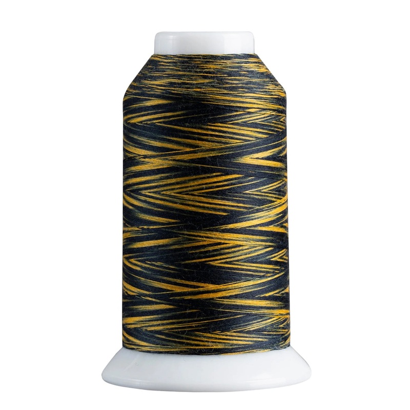 Superior Spirit 40wt Polyester 1650yd Variegated Thread Navy Gold # 242-02-801 - Special Order