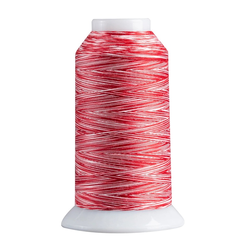 Superior Spirit 40wt Polyester 1650yd Variegated Thread Red White # 242-02-811 - Special Order